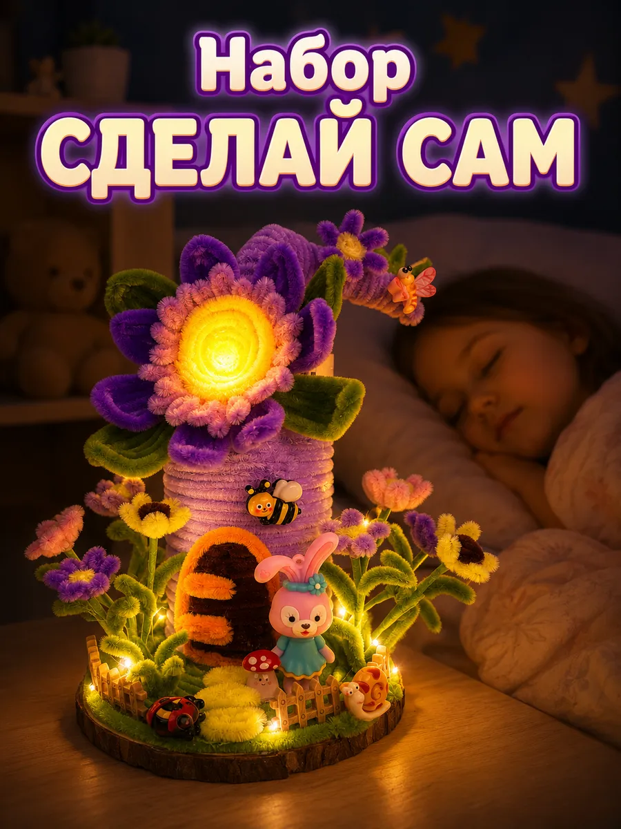 Набор для творчества, поделок и лепки для девочек