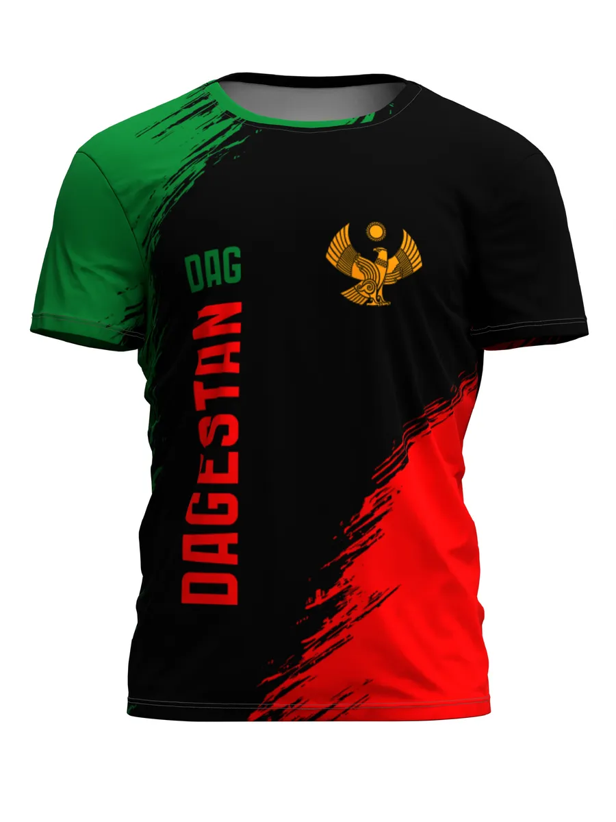 Футболка мужская 3D / Dagestan sport