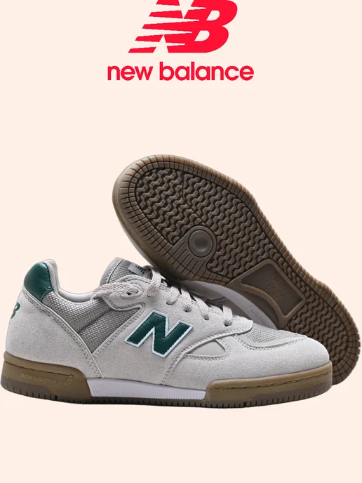 New Balance Кеды Numeric Tom Knox 600, серый, фото 5