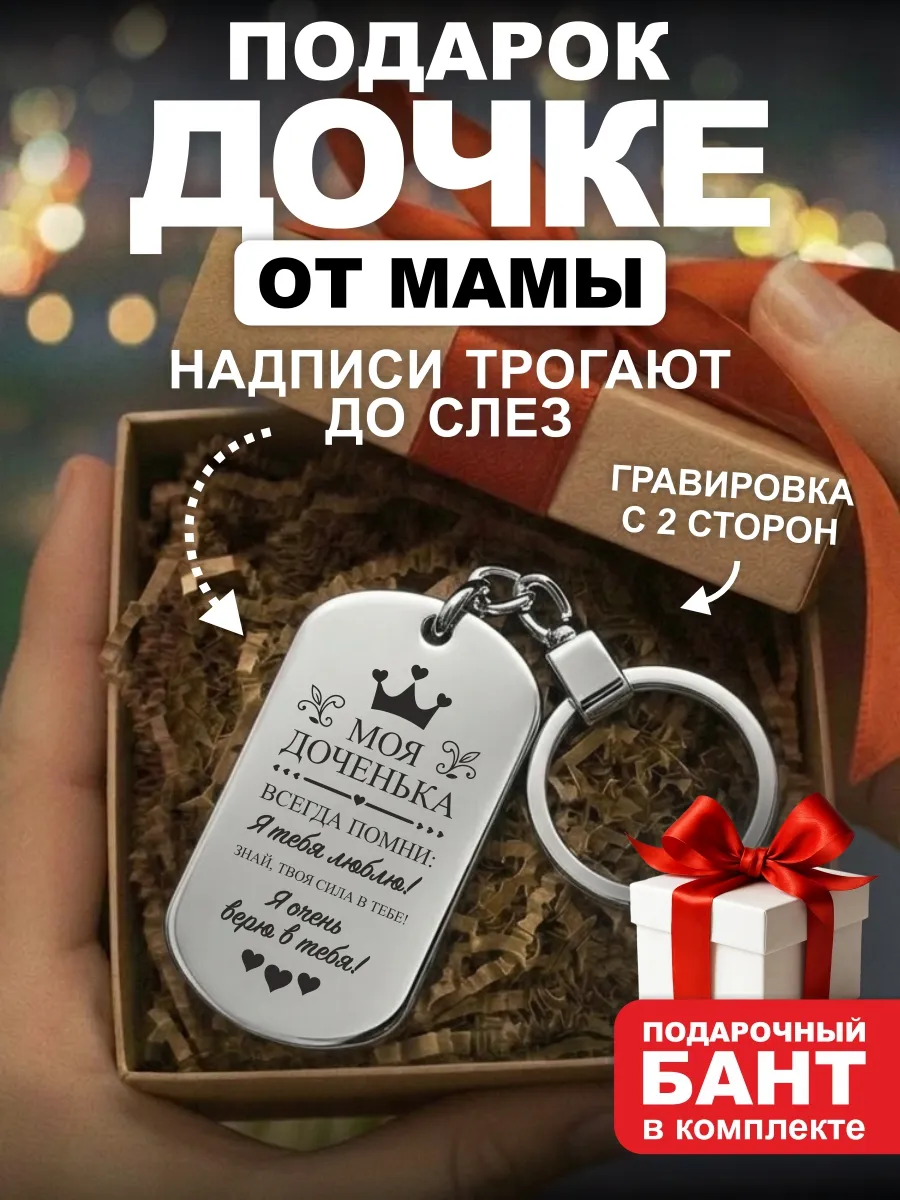 Подарок дочке на день рождения брелок