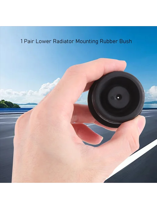 1 Pair Lower Radiator Mounting Rubber Bush for HONDA CRV, вариант, фото 6