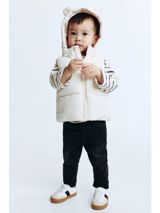 h&M kids Джинсы H&M, черный, фото 2
