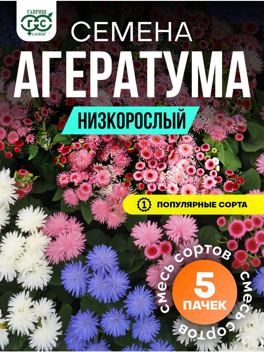 Агератум семена низкорослый