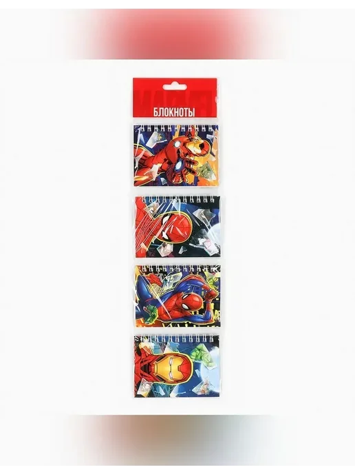 MARVEL Яркий блокнот А7 для творчества и записей, вариант, фото 5