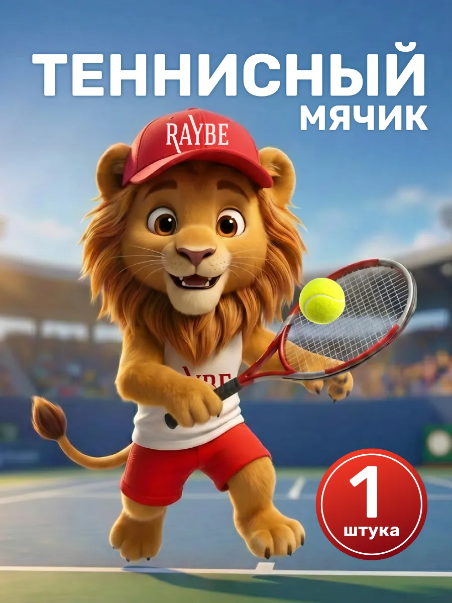 Теннисный мяч 1 штука