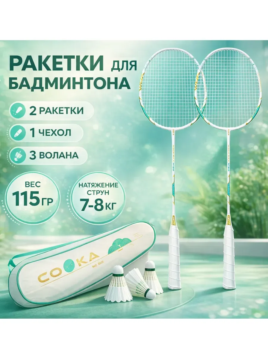 Ракетки для бадминтона набор
