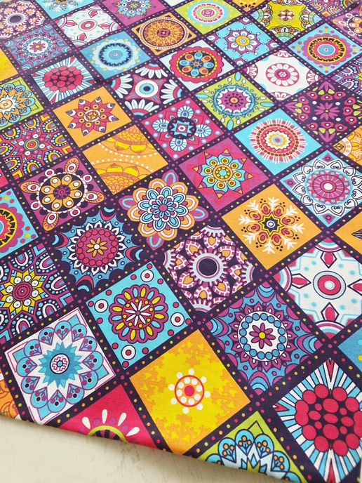 Fabric butik Ткань для рукоделия и пэчворка, фиолетовый, фото 4