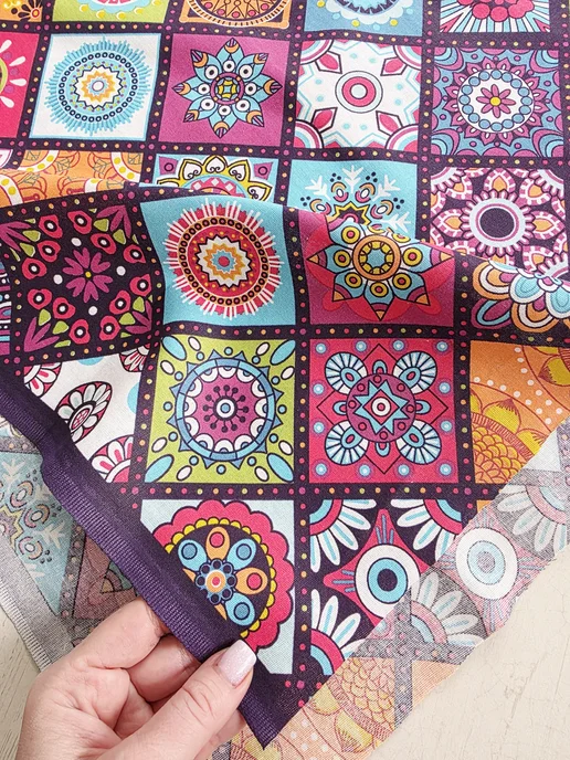 Fabric butik Ткань для рукоделия и пэчворка, фиолетовый, фото 5