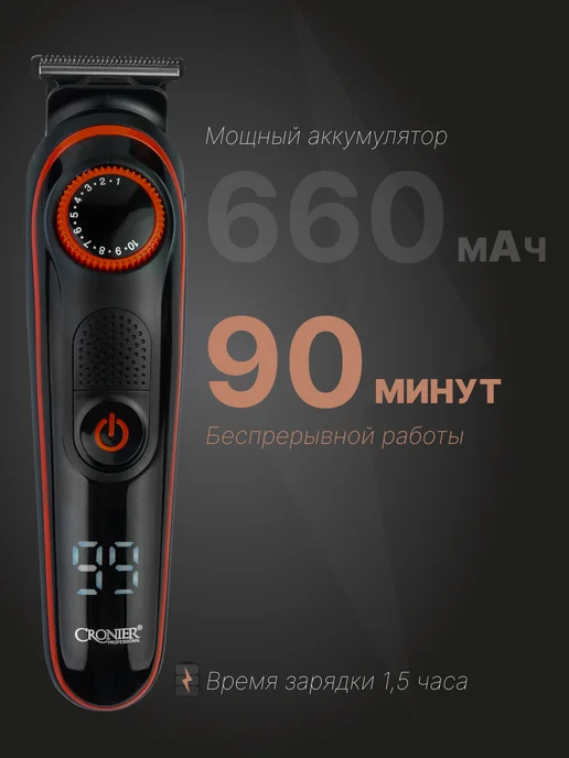 Beauty Wave Профессиональный набор для стрижки и стайлинга, черный, фото 5