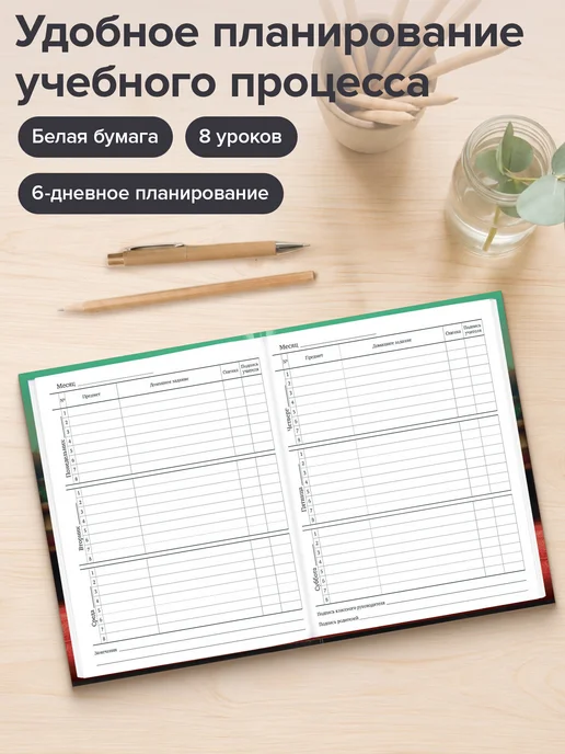 Brauberg Дневник школьный для девочек мальчика 1-11 класс твердый 40л, 40 л, фото 2