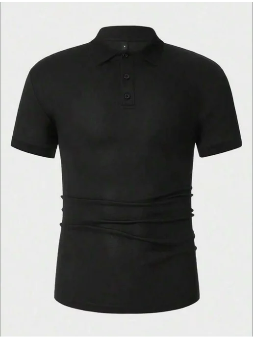 DOLA FASHION Футболка поло хлопковая, черный, фото 2