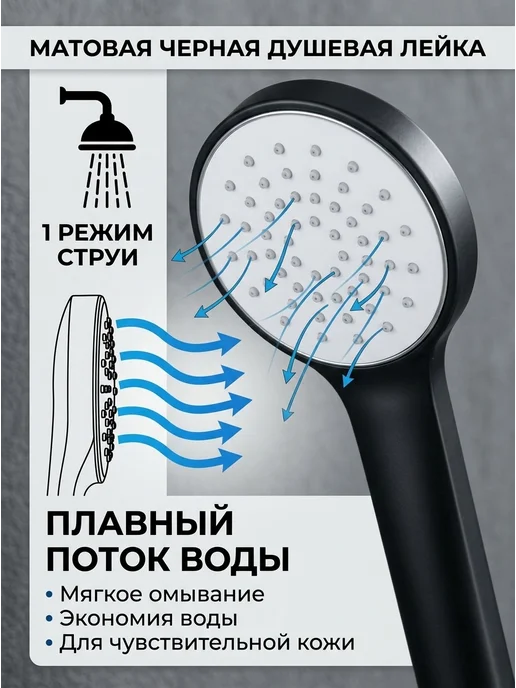 Potato Смеситель для ванны с длинным изливом, черный, фото 4