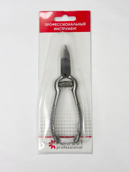Кусачки педикюрные 13 см, лезвие 19 мм, серый, фото 3