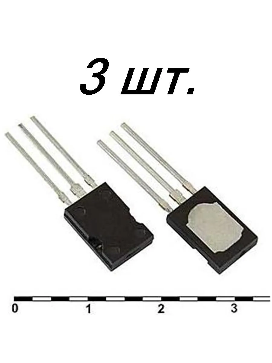 3 шт BT134-600 SOT82 to-126 (1.4А 600В) тиристор