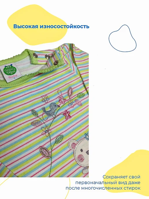 без бренда распашонка на кнопках "Веточка", вариант, фото 7