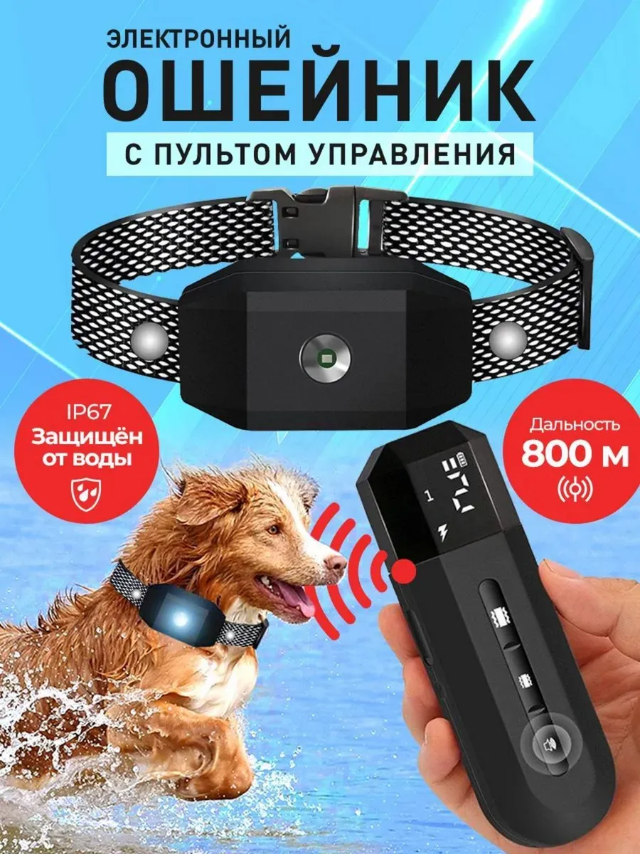 Антилай ошейник для собак дрессировочный