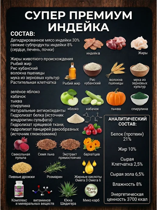 Сухой корм Veles для собак, индейка, 10 кг, фото 5