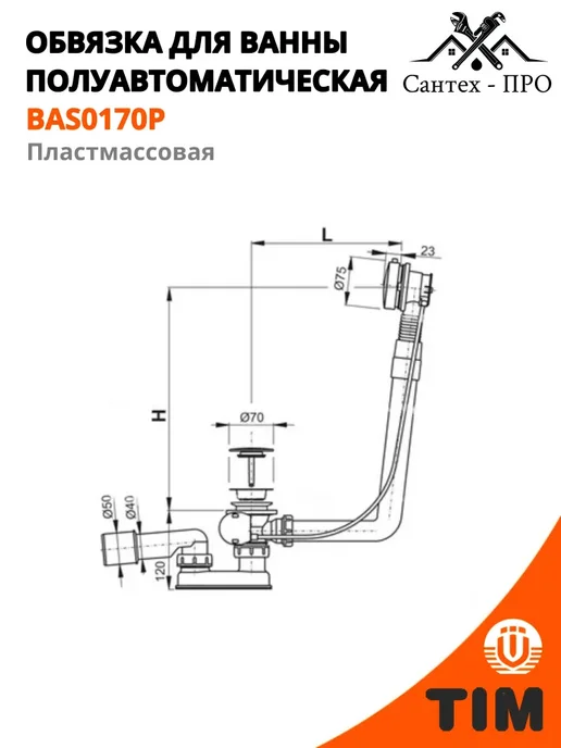 Обвязка для ванны полуавтомат, вариант, фото 3