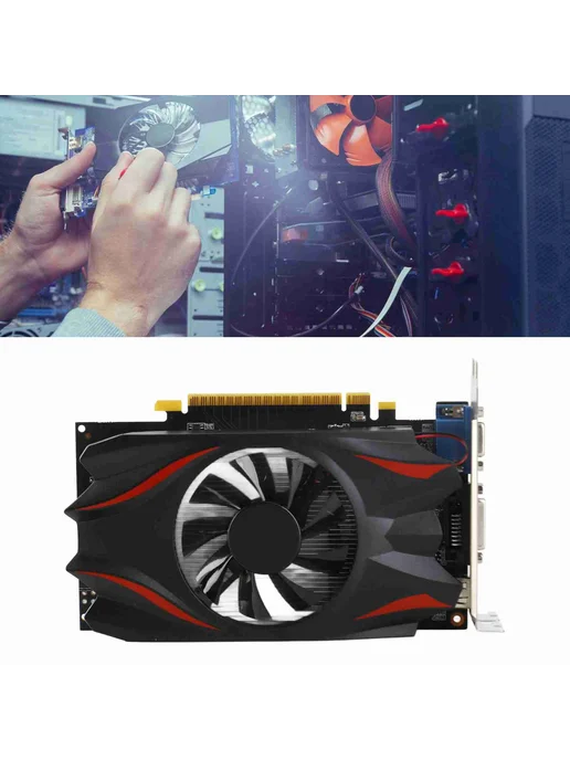 GTX1050 2 ГБ DDR5 128-битная игровая видеокарта, 2 ГБ, фото 7