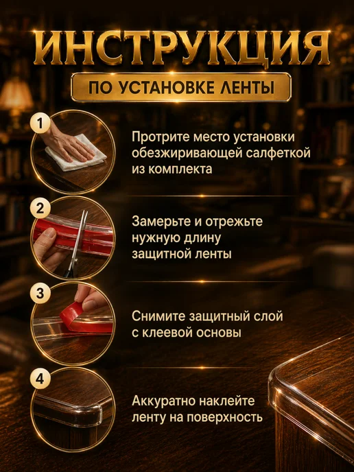 LeFi Защитная лента для мебели, белый, фото 2