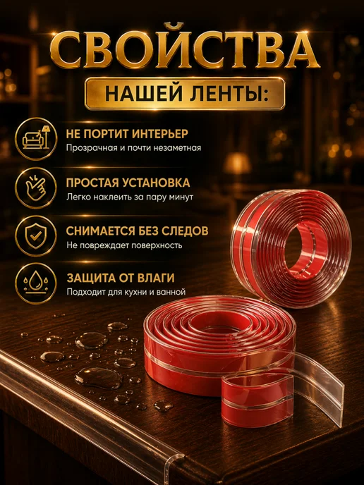 LeFi Защитная лента для мебели, белый, фото 3