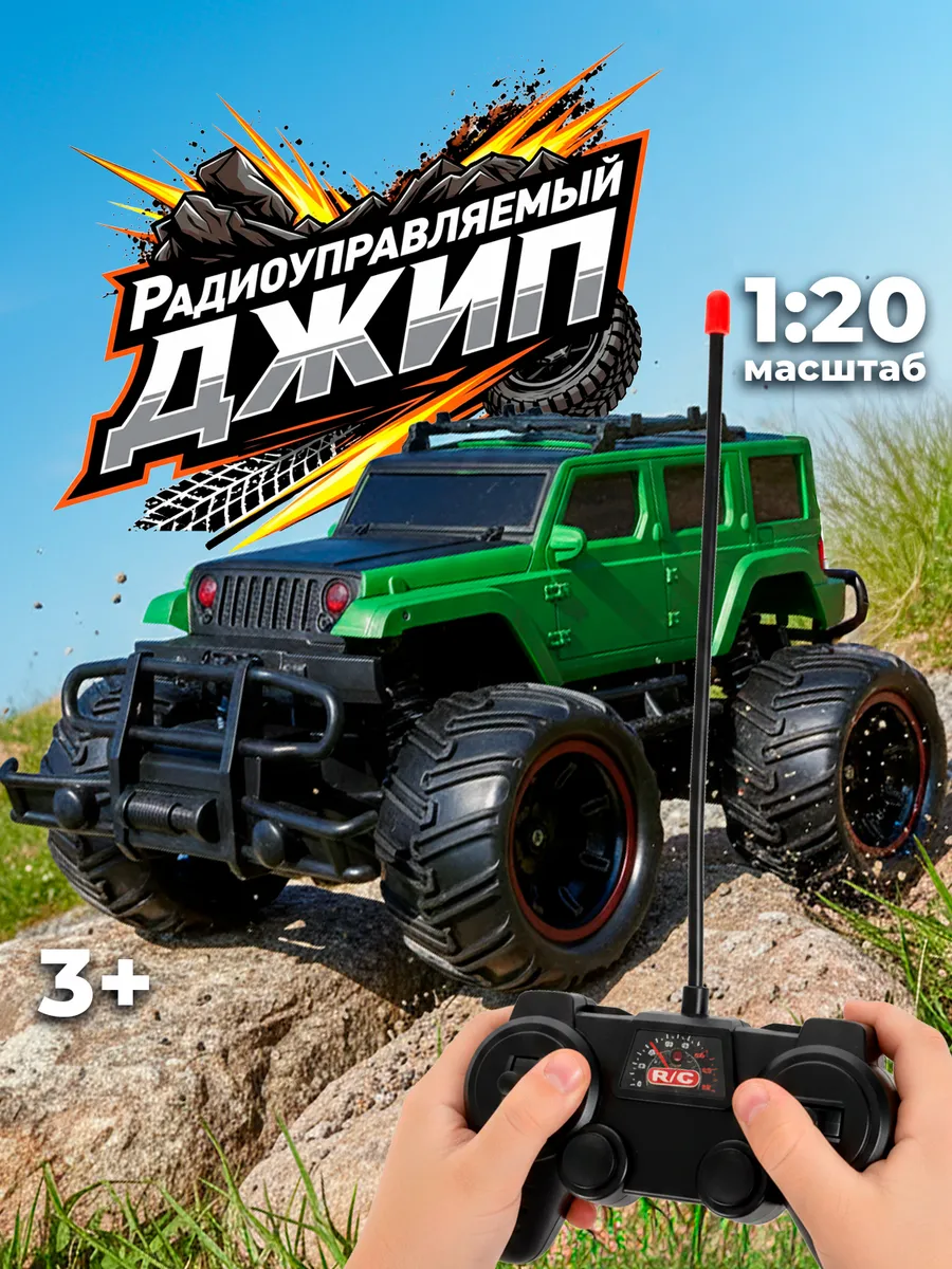 Машинка на пульте управления Джип внедорожник