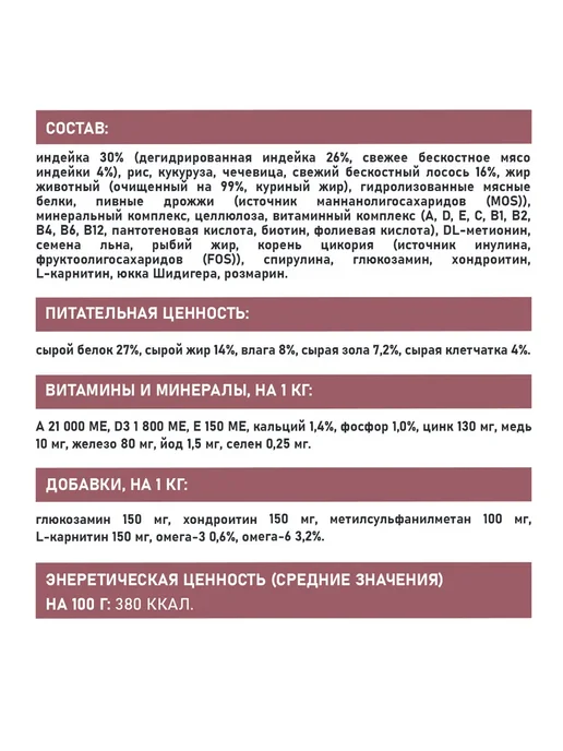 Сухой корм AWARD Здоровой Кожи для собак, 12 кг, фото 5