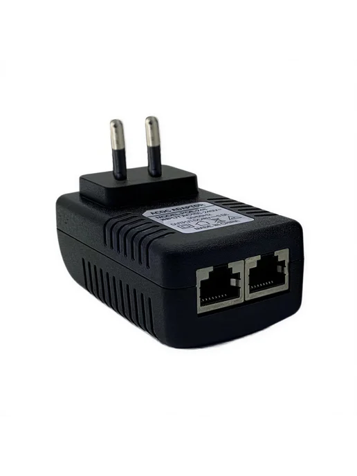 PoE-инжектор Passive PoE 24 В 1 Гбит с, черный, фото 2