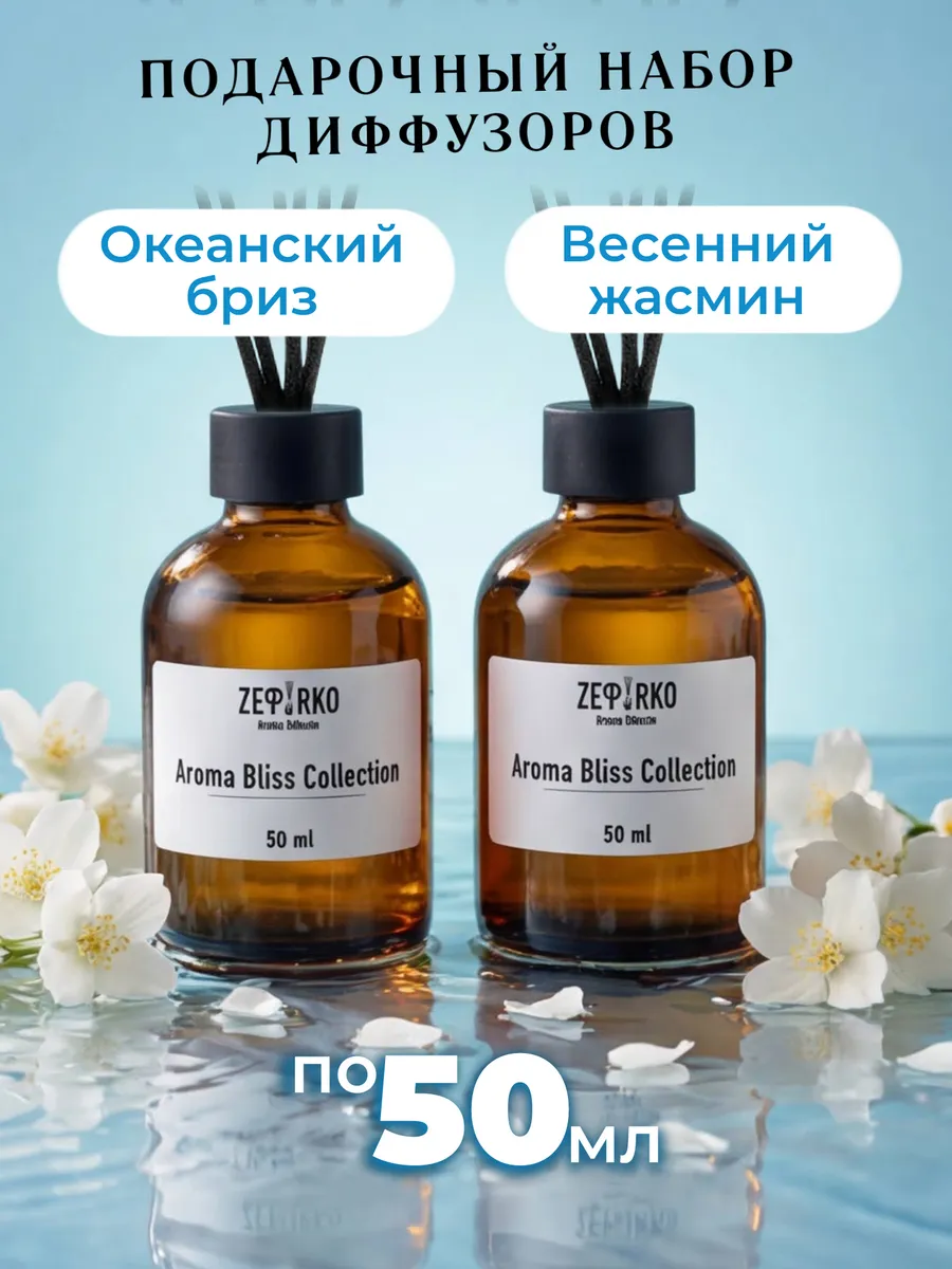 Диффузор для дома с палочками набор подарочный