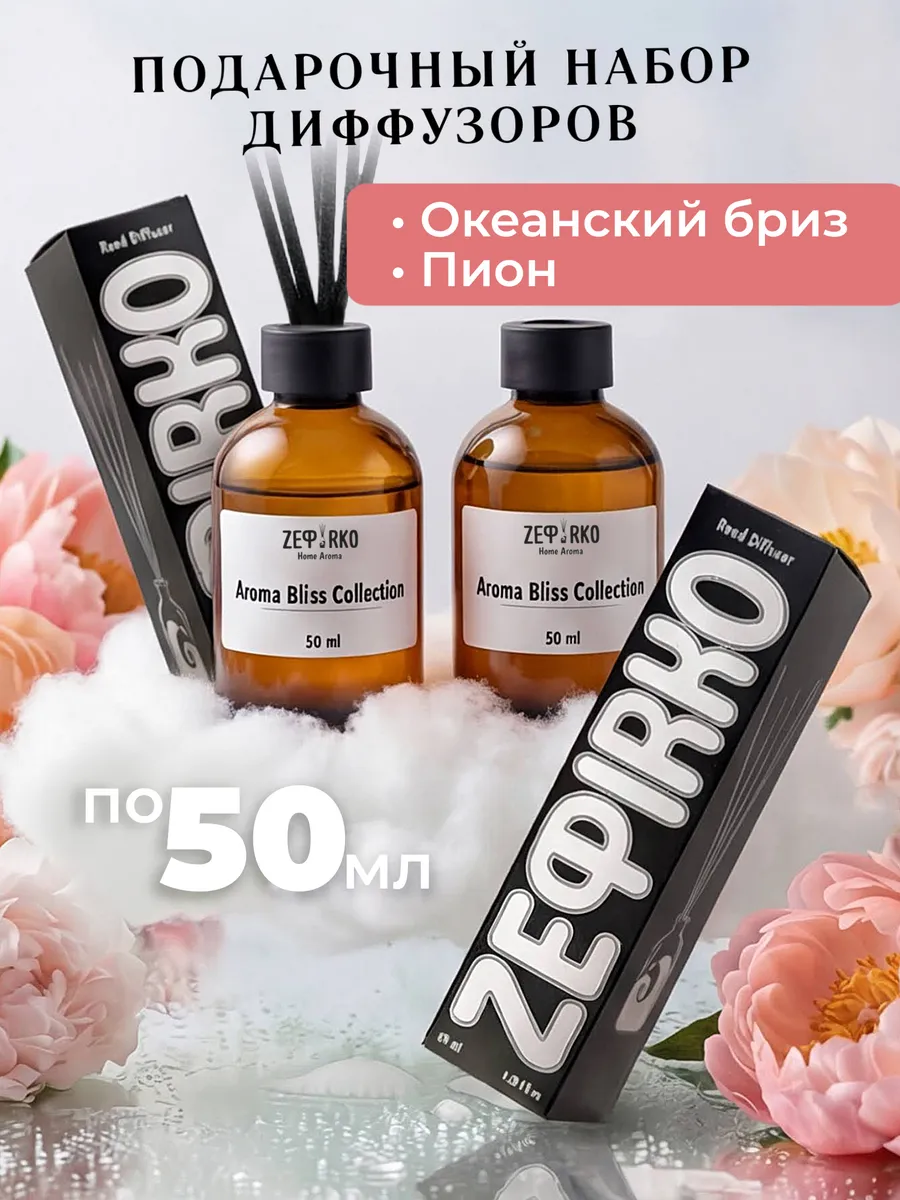 Диффузор для дома с палочками набор подарочный