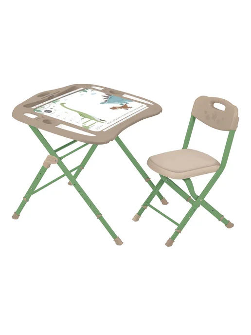 Nika Kids Комплект детской мебели с динозаврами, зеленый, фото 2