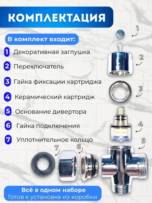 San-Serv Дивертор для смесителя, вариант, фото 2