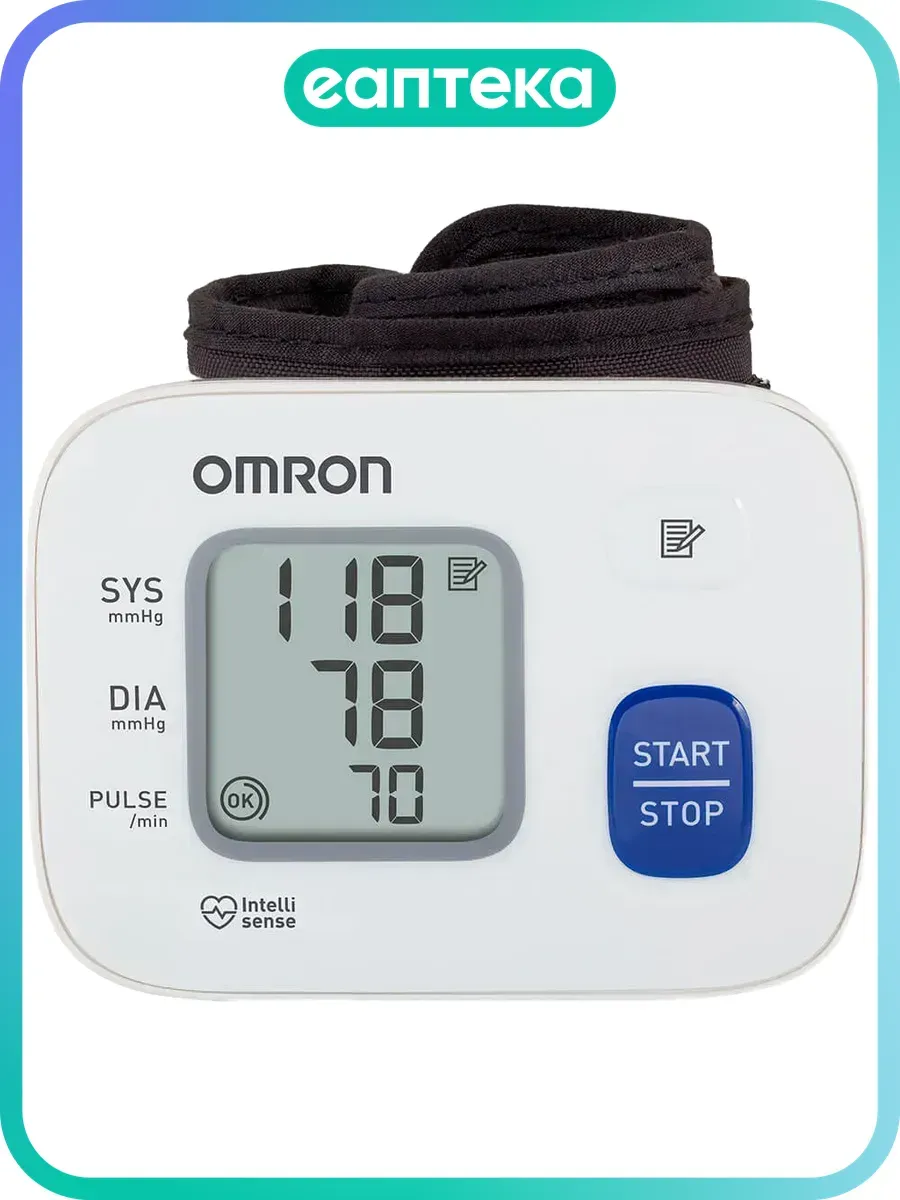 Тонометр Omron RS2 автомат на запястье 1 шт