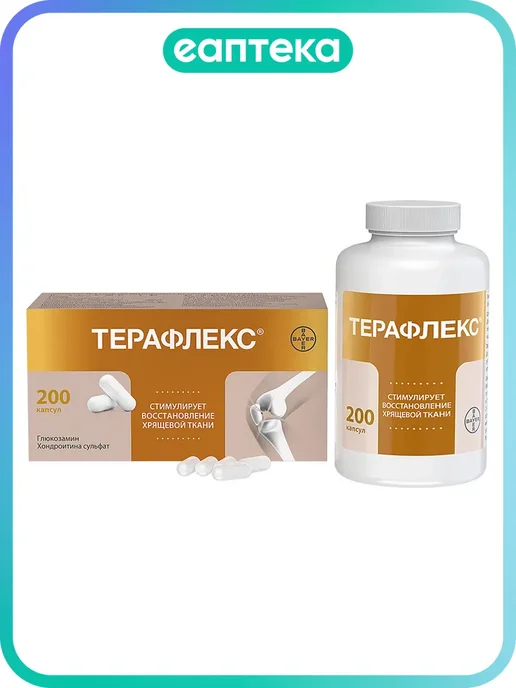 Терафлекс капсулы 500 мг+400 мг 200 шт