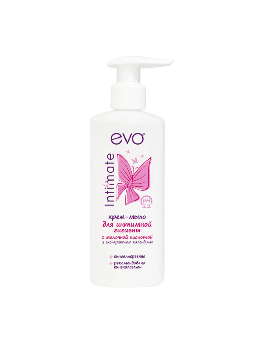 EVO Intimate крем-мыло для интимной гигиены 200 мл 1 шт