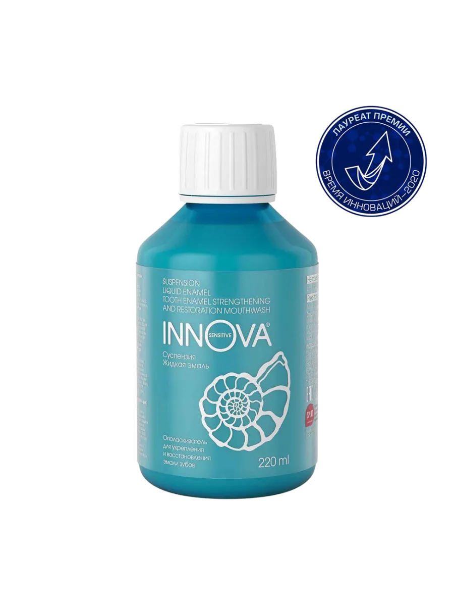 Innova Ополаскиватель для полости рта Жидкая эмаль 220 мл 1…