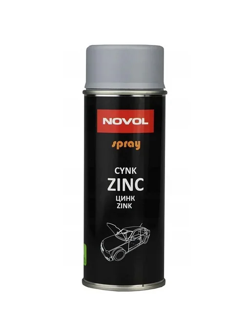 NOVOL Новол ZINC цинковая грунтовка, серебро, 500 мл, 500 мл