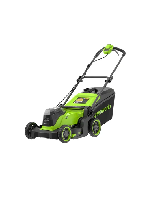 Greenworks Газонокосилка аккумуляторная GD24X2LM411 (без АКБ и ЗУ), 2х24V, фото 2