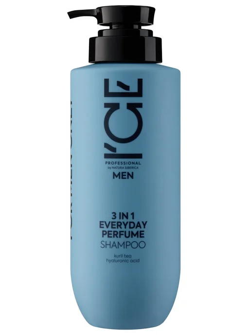 ICE by NATURA SIBERICA Шампунь парфюмированный мужской 3в1 Everyday 400мл, 400 мл, фото 7