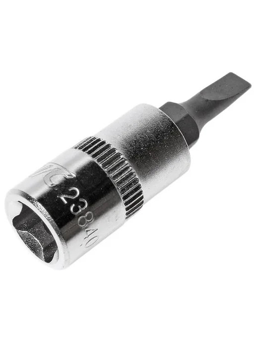 JTC Головка с насадкой шлиц 1 4" х SL4.0, длина 37мм, JTC-23840, серый, фото 2