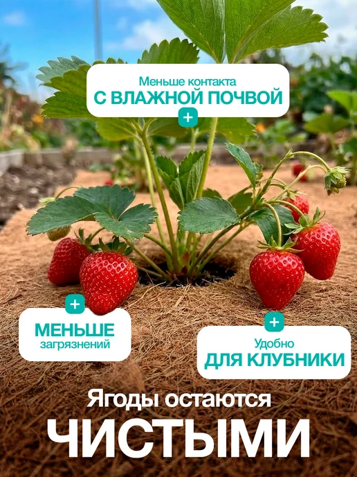 FERMARIUS Кокосовое полотно ФЕРМАРИУС для растений в рулоне 10 х 1 м, 10x1 м, 1 м, фото 4