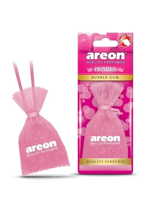 areon Ароматизатор в машину Ареон PEARLS Бабл Гам, розовый, фото 4