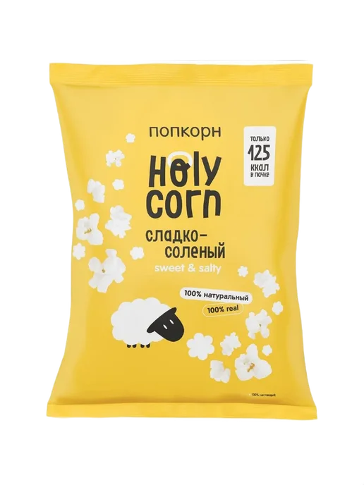 Holy Corn Попкорн сладко-соленый от Холи Корн, 6*30г, 6x30, фото 4