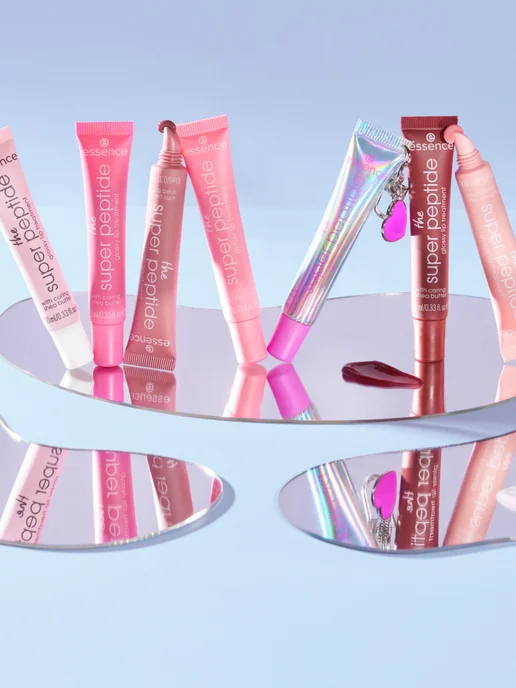 Essence Пептидный бальзам для губ the super peptide с брелоком 05,10…, розовый, фото 5
