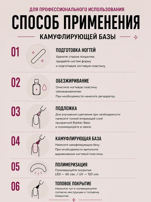 GLUMI База камуфлирующая розовая 03, розовый, фото 8
