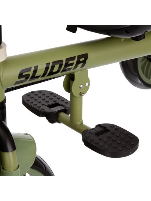 slider Велосипед детский с ручкой, зеленый, фото 6