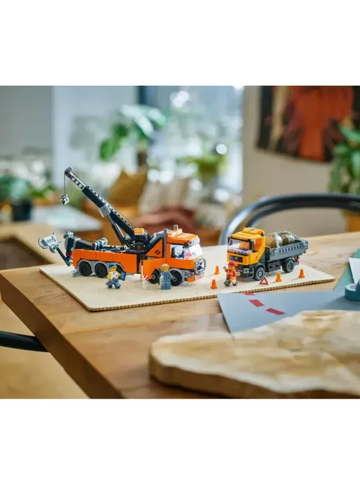 LEGO Конструктор Сити Тяжелый эвакуатор с краном 793 детали, вариант, фото 2