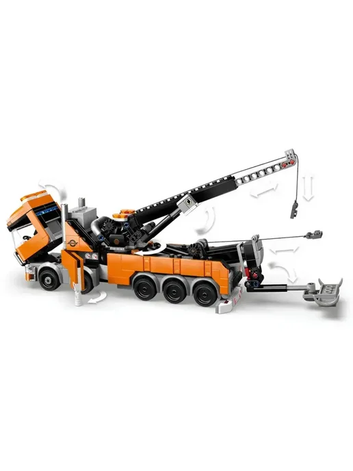 LEGO Конструктор Сити Тяжелый эвакуатор с краном 793 детали, вариант, фото 4