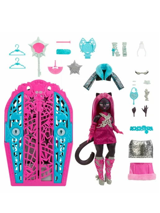 Monster High Монстр Хай Кэтти Нуар Skulltimate Secrets JBG82, голубой, фото 2