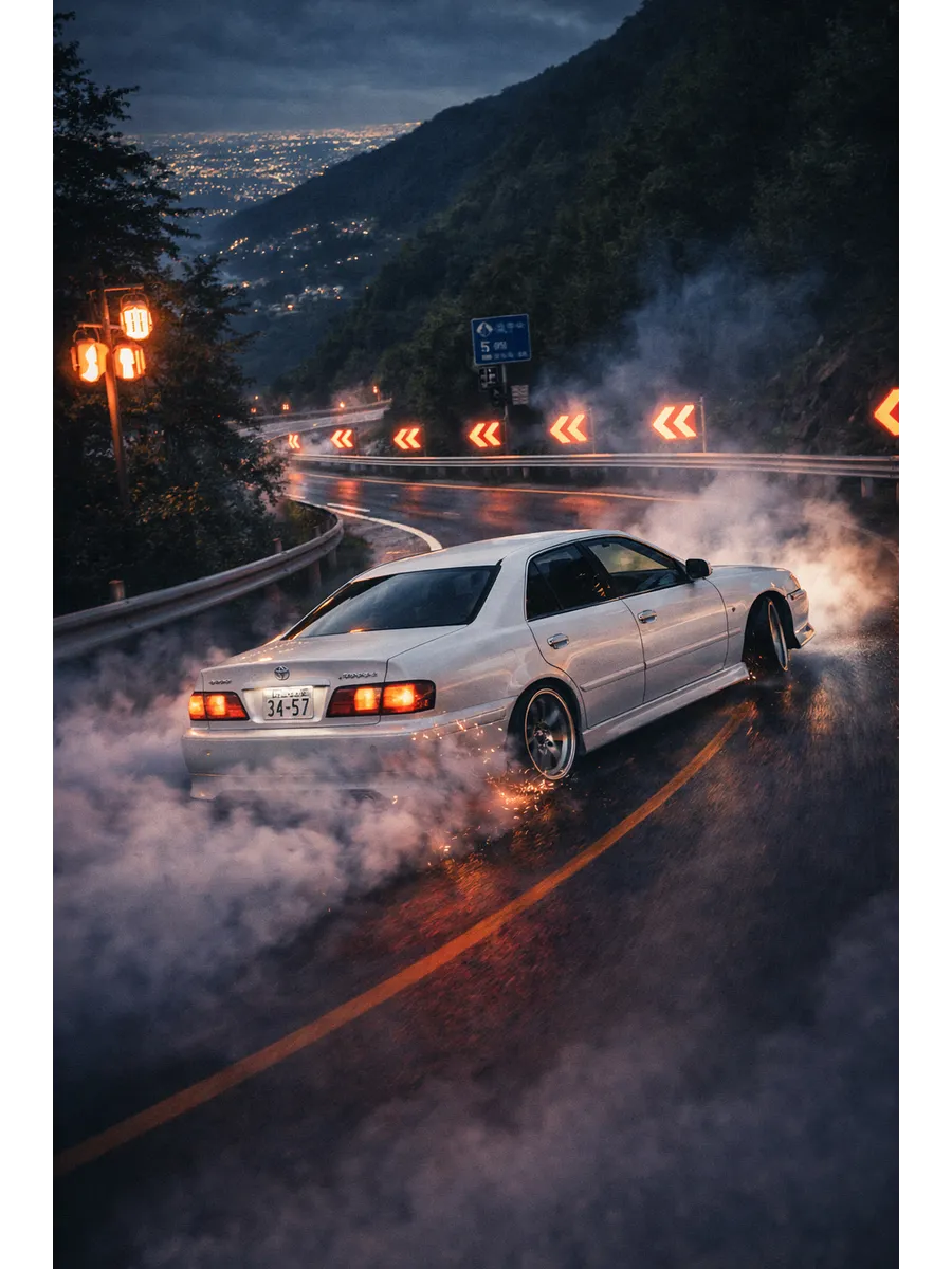 Постер на стену "JDM Японские Машины" 40x60